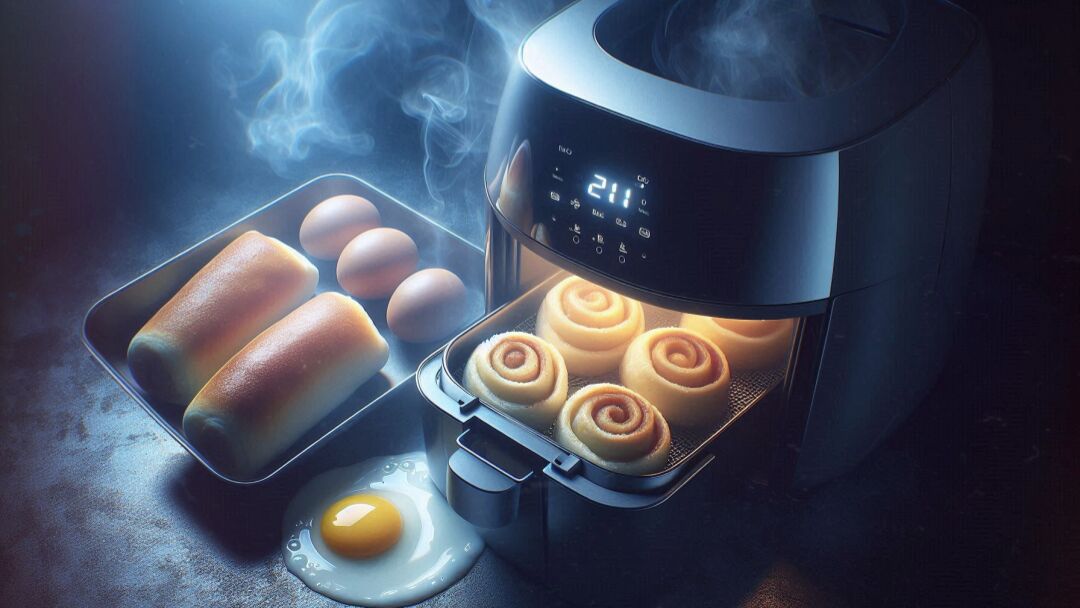 TIPP: Brötchen und Ei aus der Heißluftfritteuse